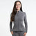 EQUIDRY Women's Water Repellent Zip up Top #colour_grey-white