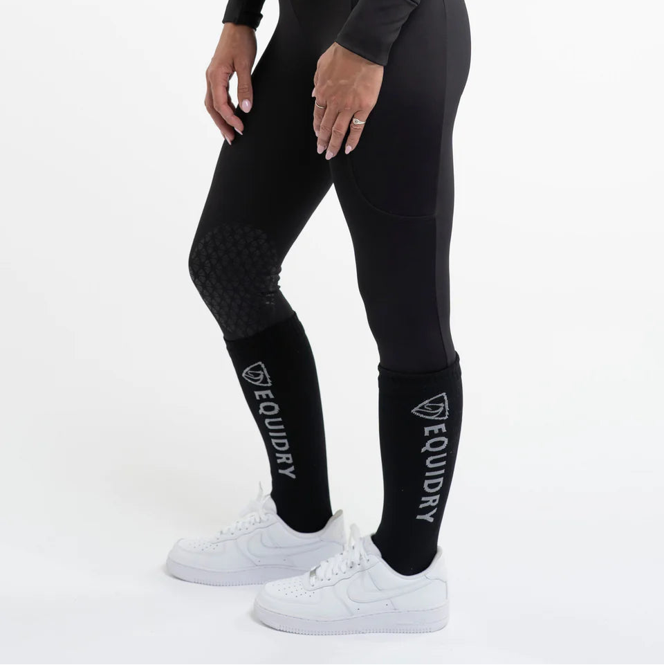 EQUIDRY Waterproof Socks #colour_black-grey