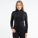 EQUIDRY Women's Water Repellent Base Layer #colour_black-white