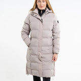 EQUIDRY Thora Waterproof Riding Puffer #colour_sand