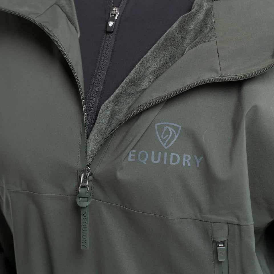 EQUIDRY Women's Storm Smock #colour_black-forest-green