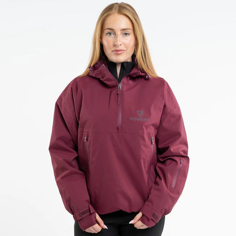 EQUIDRY Women's Storm Smock #colour_burgundy