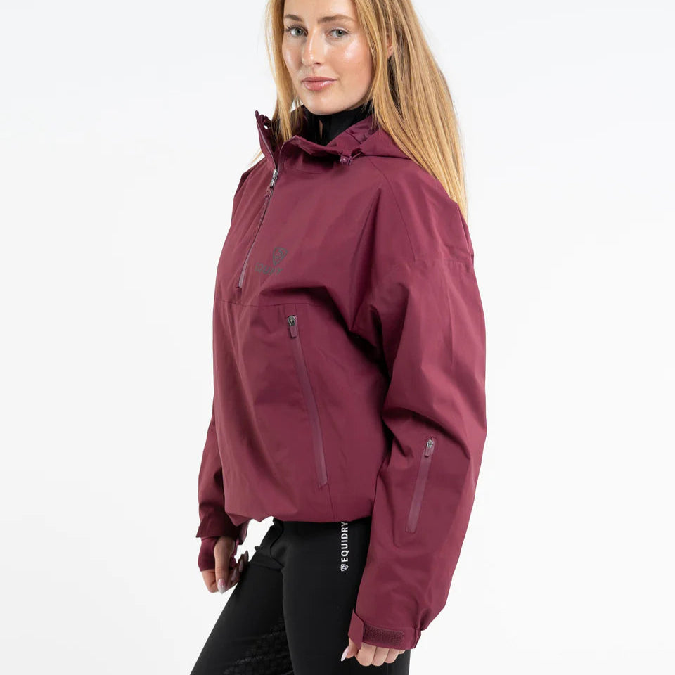 EQUIDRY Women's Storm Smock #colour_burgundy