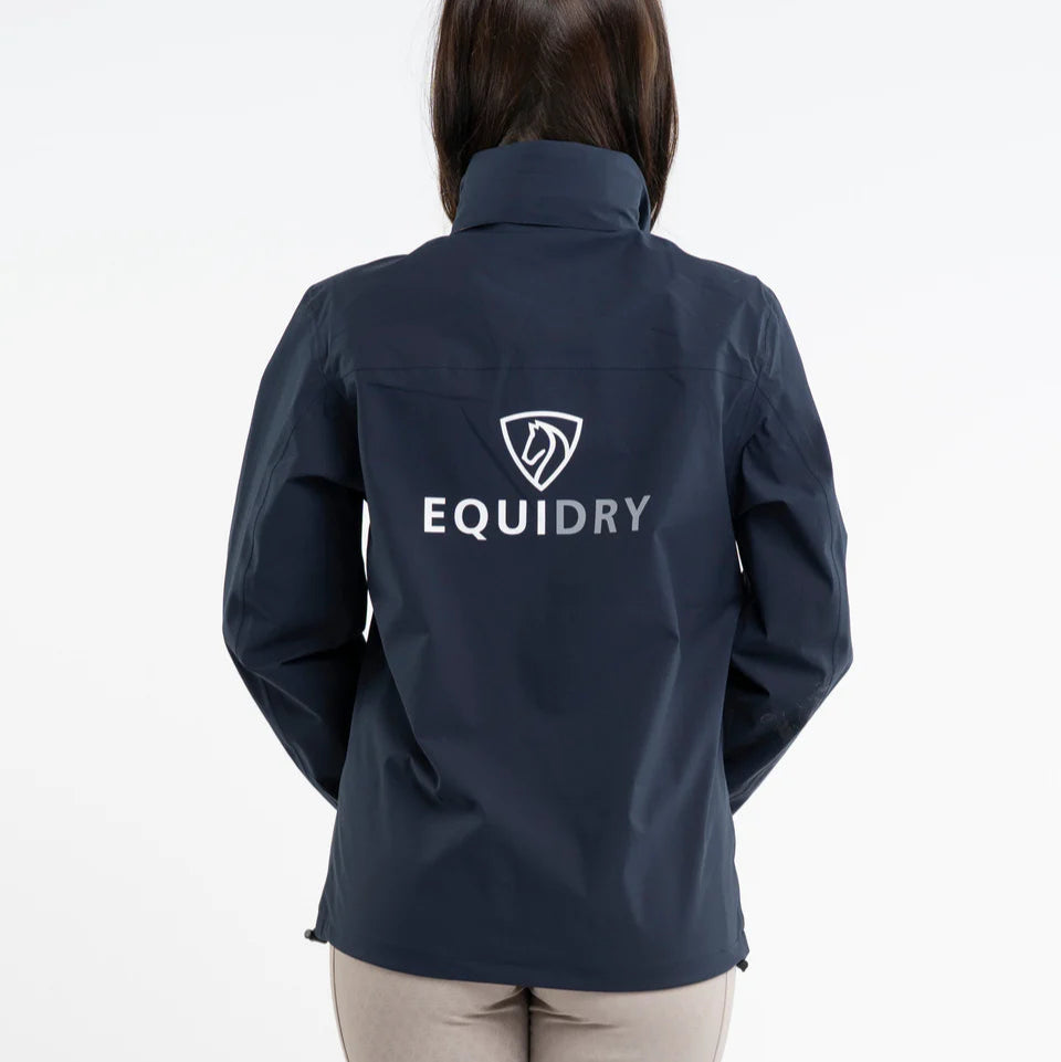 EQUIDRY Women's Nimbus Pack Away Jacket #colour_navy