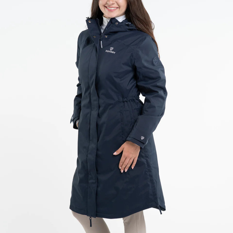 EQUIDRY Women's Bronte Riding Coat #colour_navy-blue
