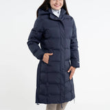 EQUIDRY Thora Waterproof Riding Puffer #colour_navy