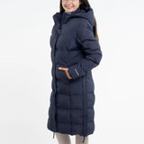 EQUIDRY Thora Waterproof Riding Puffer #colour_navy