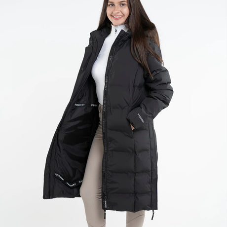 EQUIDRY Thora Waterproof Riding Puffer #colour_black