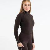 EQUIDRY Women's Water Repellent Base Layer #colour_brown-white