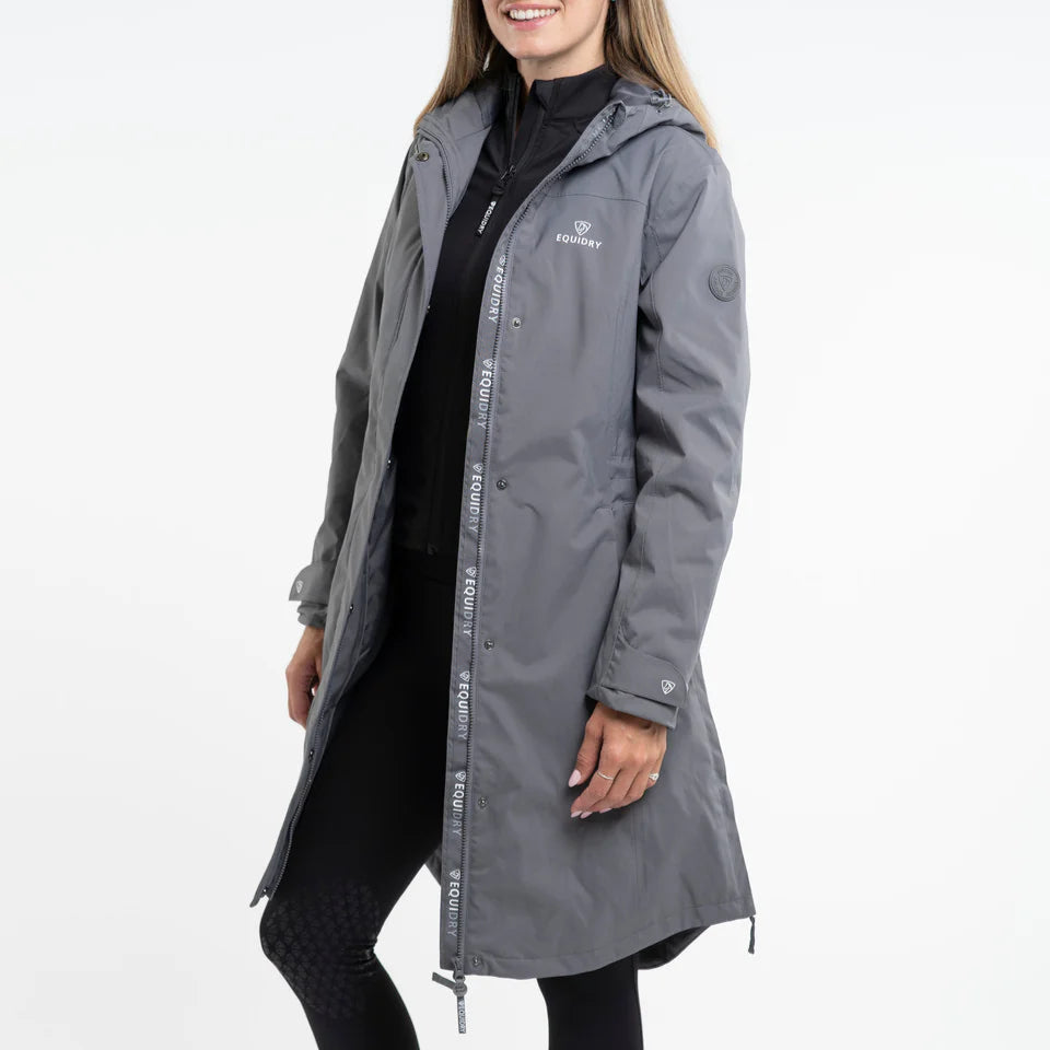 EQUIDRY Women's Bronte Riding Coat #colour_grey