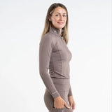 EQUIDRY Women's Water Repellent Base Layer #colour_mocha