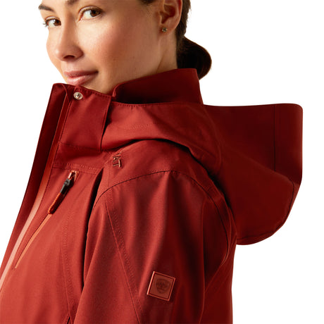 Ariat Women's Coastal Waterproof Jacket #colour_fired-brick