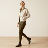 Ariat Women's Lafayette Ful Zip Sweatshirt #colour_beige