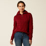 Ariat Women's Alamere 1/2 Zip Sweater #colour_red