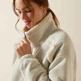 Ariat Women's Lafayette Ful Zip Sweatshirt #colour_pelican