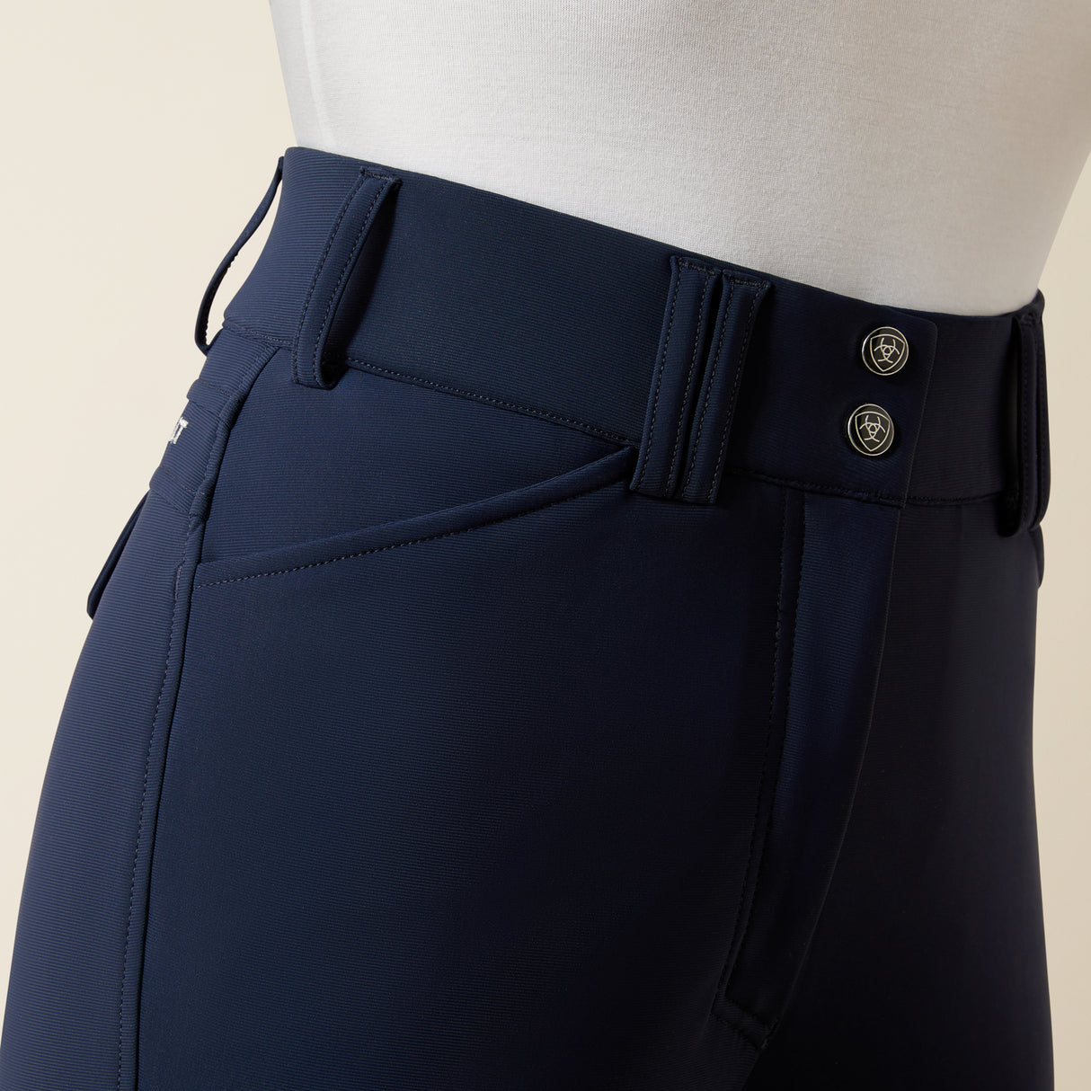 Ariat Women's Tri Factor Frost 2.0 Full Seat Breeches #colour_navy