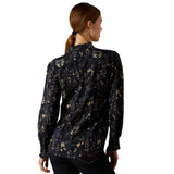 Ariat Women's Cricklade Blouse #colour_navy-floral-print