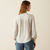 Ariat Women's Kildwick Blouse #colour_moonstruck