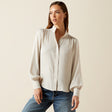 Ariat Women's Kildwick Blouse #colour_moonstruck