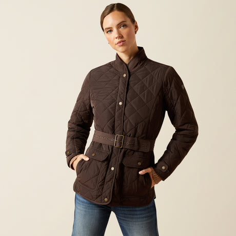 Ariat Women's Woodside Jacket - Coffee Bean #colour_coffee-bean