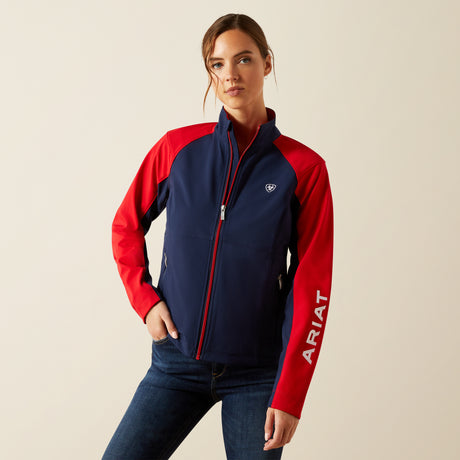 Ariat Women's Team EQ Jacket #colour_navy-red