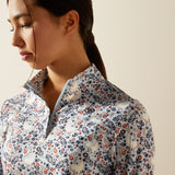 Ariat Youth Lowell 3.0 1/4 Zip Long Sleeve Baselayer - Posey Pony Print #colour_posey-pony-print