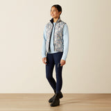 Ariat Youth Bella Insulated Reversible Vest #colour_posey-pony-print