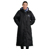 EQUIDRY Women's Thick Fleece Evolution Fixed Hood #colour_black-lilac