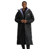 EQUIDRY Women's Thick Fleece Evolution Fixed Hood #colour_black-lilac