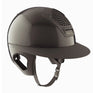 Freejump Voronoi Carbon Black Full Protection Wide Visor Riding Hat #colour_black-matte