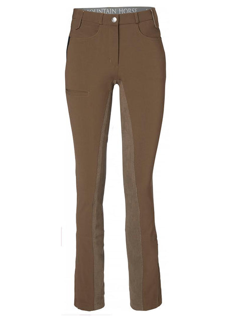 Mountain Horse Faxi Long Full Seat Jodhpurs #colour_earthy-brown