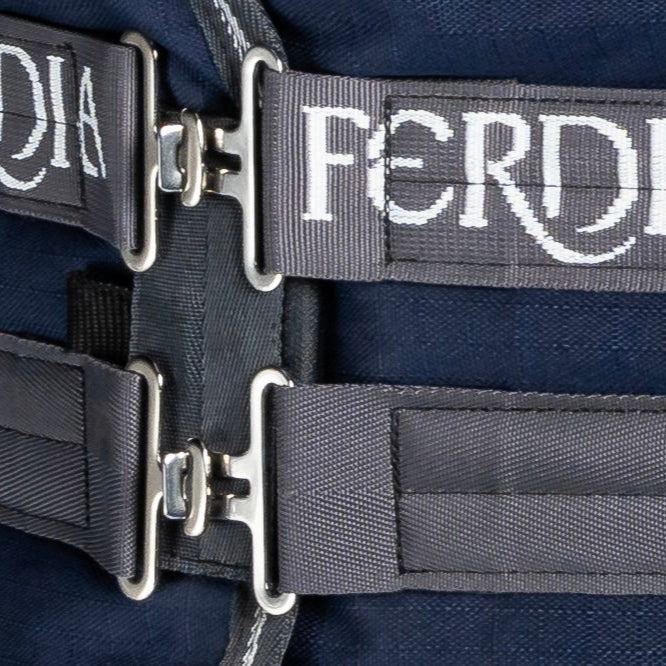 Ferdia Equine Chieftain 0g 1200D Ripstop Polyester Turnout Rug