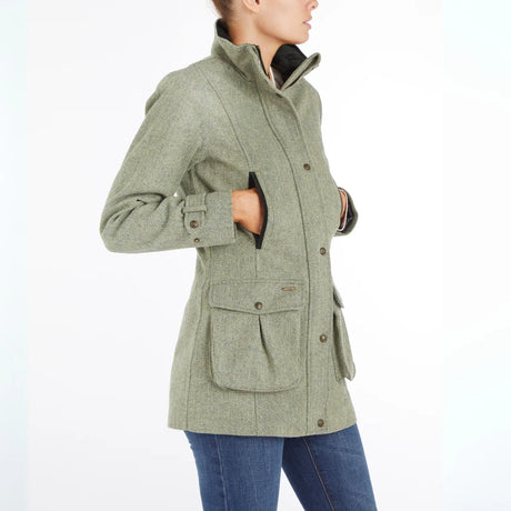 Toggi Ladies Fiennes Waterproof Tweed Field Coat #colour_glencoe-tweed