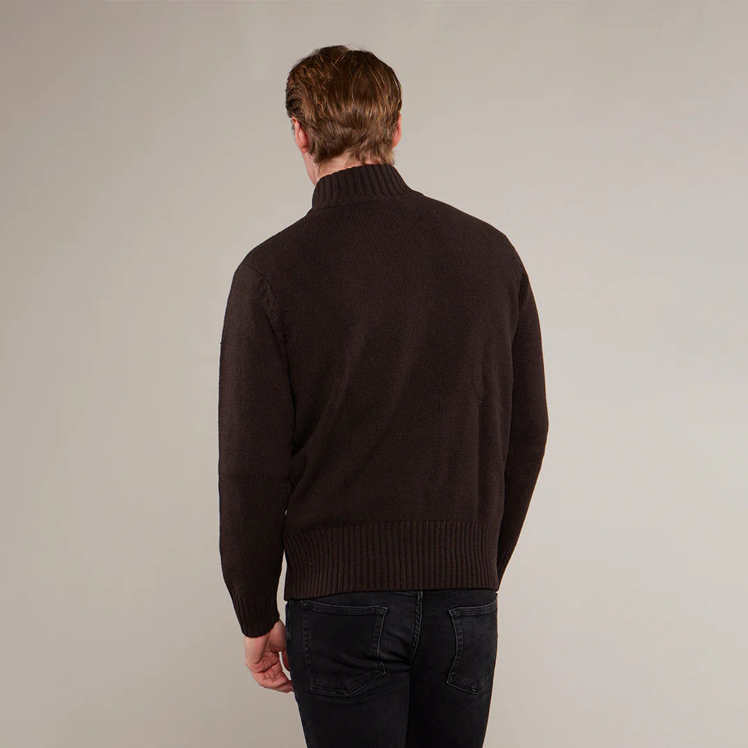 Toggi Men's Fraser Sweater #colour_chocolate
