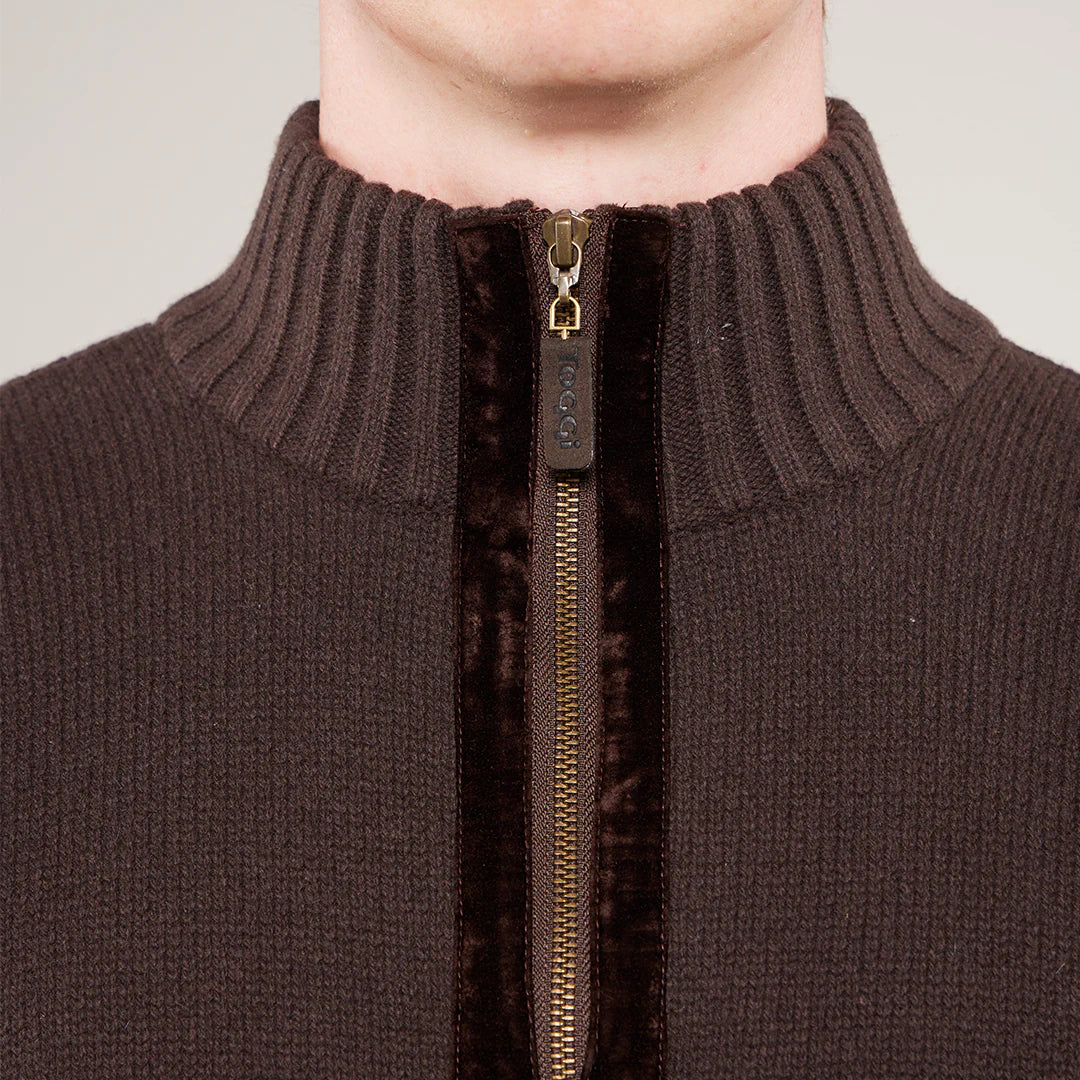 Toggi Men's Fraser Sweater #colour_chocolate