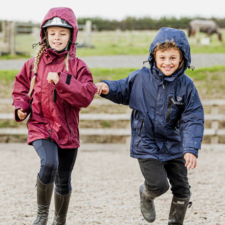 EQUIDRY Children's Thin Fleece Shortie #colour_navy-navy