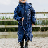 EQUIDRY Children's Thin Fleece Reflective Evolution #colour_navy