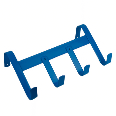 GS Equestrian & Country 4 Hook Metal Bridle Hook #colour_blue