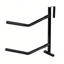 GS Equestrian & Country Double Hook Over Saddle Rack #colour_black