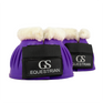 GS Equestrian Fleece Trim Bell Boots #colour_purple