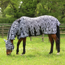 GS Equestrian Zebra Print Combo Neck Fly Rug