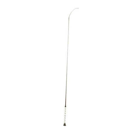 Hy Equestrian Dressage Whip Sure Grip Handle White/black