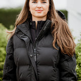 EQUIDRY Thora Waterproof Riding Puffer #colour_black