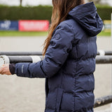 EQUIDRY Thora Waterproof Riding Puffer #colour_navy