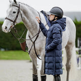 EQUIDRY Thora Waterproof Riding Puffer #colour_navy