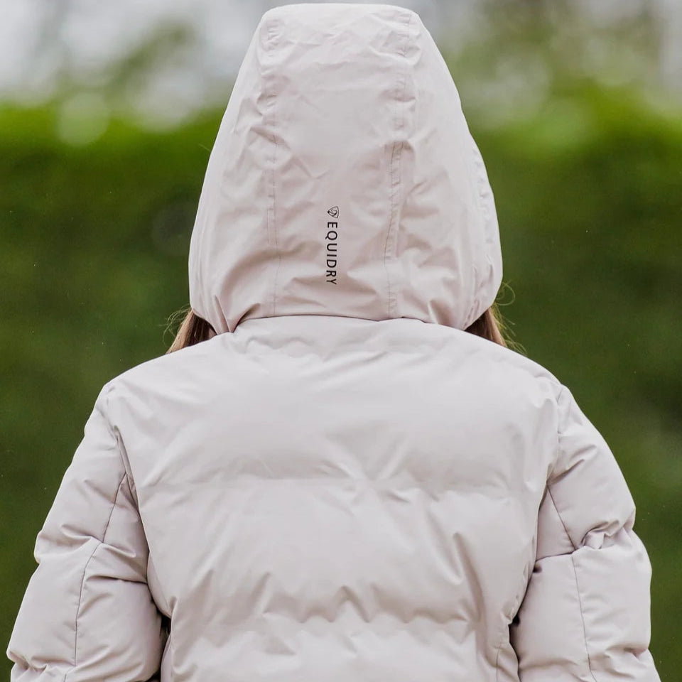 EQUIDRY Thora Waterproof Riding Puffer #colour_sand