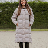 EQUIDRY Thora Waterproof Riding Puffer #colour_sand
