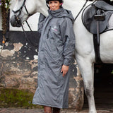 EQUIDRY Women's Thin Fleece Evolution #colour_grey-penelope-pink