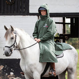 EQUIDRY Women's Mesh Lined Evolution #colour_black-forest-green-peacock-pink