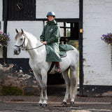 EQUIDRY Women's Mesh Lined Evolution #colour_black-forest-green-peacock-pink